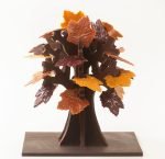 Herfstboom van chocolade