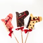 Stokpaardje van chocolade